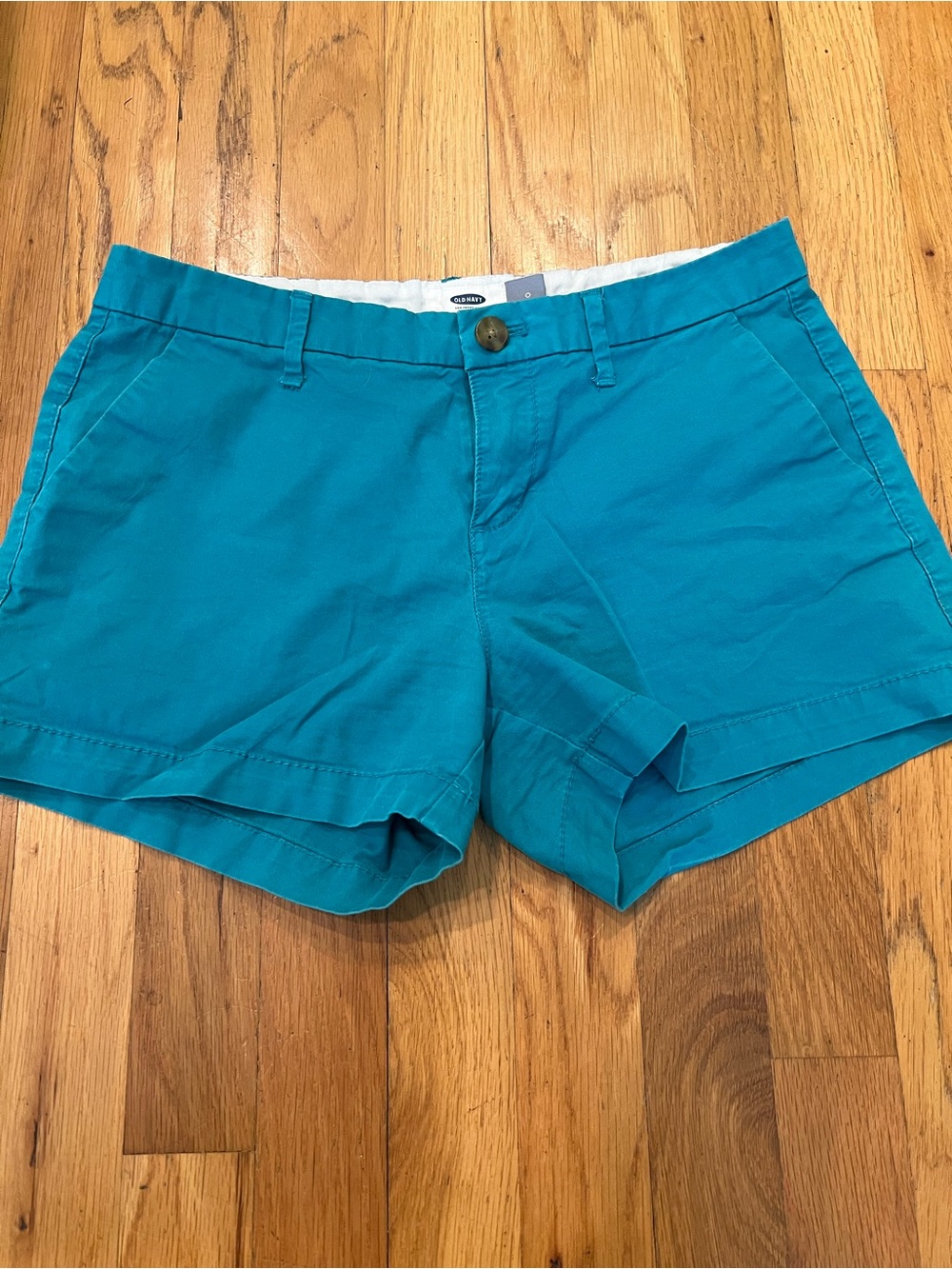 Old Navy Teal Women's Chino Shorts